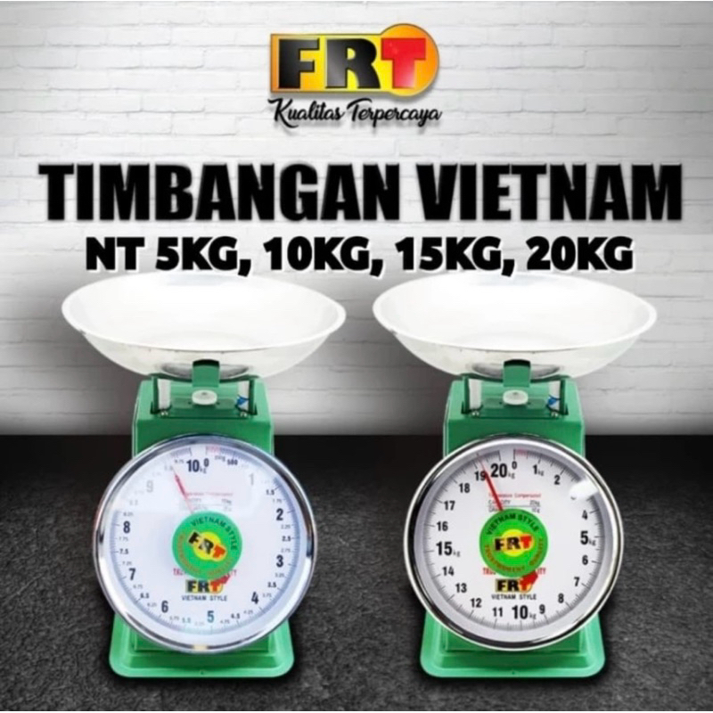 Timbangan Duduk 5kg, 10kg, 15kg, 20kg Timbangan Buah Model Vietnam