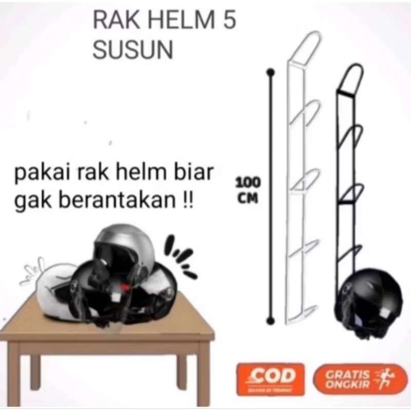 RAK GANTUNGAN HELM / RAK HELM / RAK / HELM / GANTUNGAN