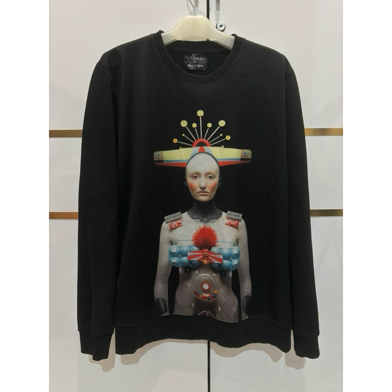 Crewneck baju lengan panjang JUUN J x alexandfelix