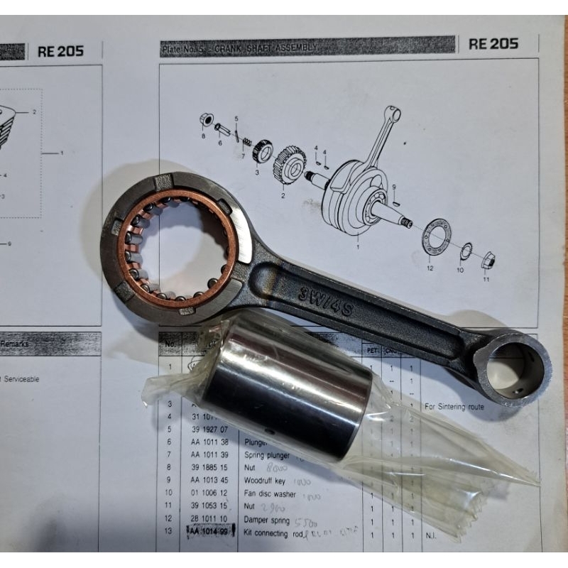 STANG SEHER BAJAJ RE205 BUSI 1 BAJAJ RODA TIGA