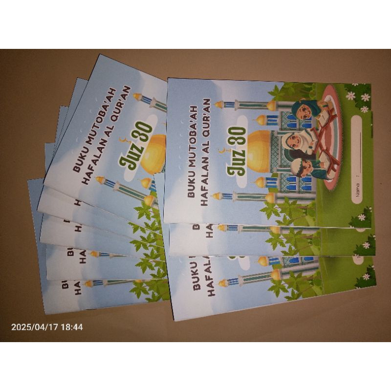 Buku Mutoba'ah Hafalan Juz 30