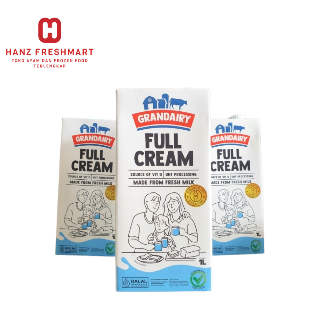 

Grandairy Susu UHT Full Cream 1 Liter - Hanz Freshmart