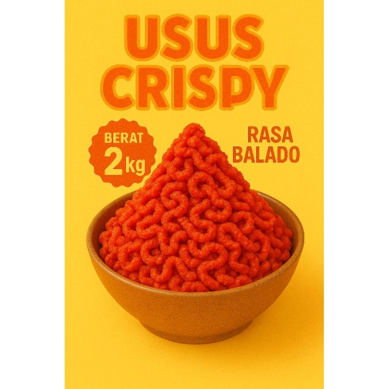 

Paket Jumbo Usus Crispy Balado – 2KG Gurih Pedas Bikin Nagih!
