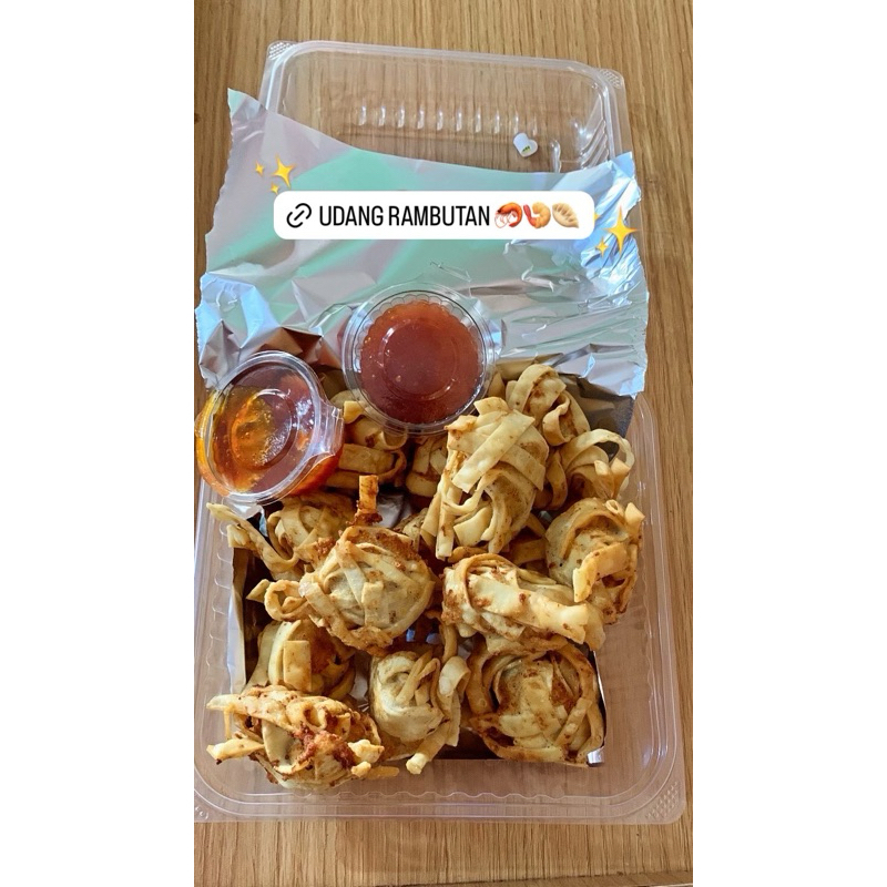 

udang rambutan crispy isi 14pcs free saus