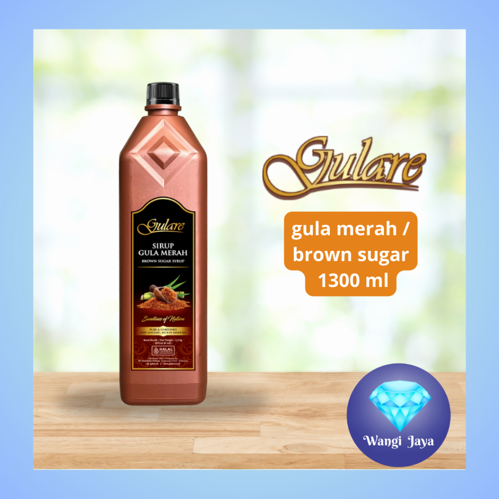 

Gulare Brown Sugar Syrup 1,3 kg