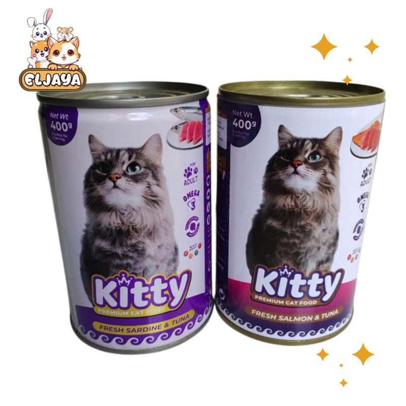 KITTY KALENG / MAKANAN KALENG KUCING / MAKANAN BASAH / MAKANAN KUCING EKONOMIS