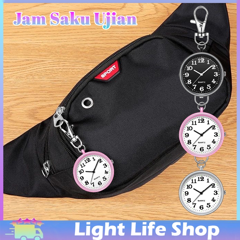 Jam Saku Gantungan Kunci Perawat Mini Hadiah Dokter Nurse Watch Jam Saku Perawat