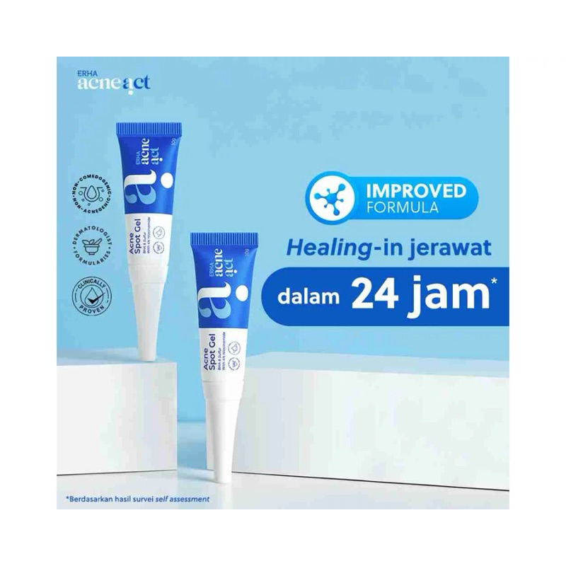 ERHA ACNE SPOT GEL 10G || PENGHILANG BEKAS JERAWAT DAN JERAWAT KRIM JERAWAT