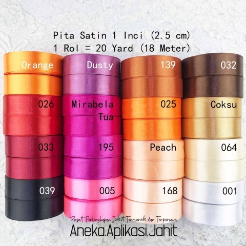 

[2/2] PITA SATIN 1 INCI / 2.5 CM (-/+18 METER)