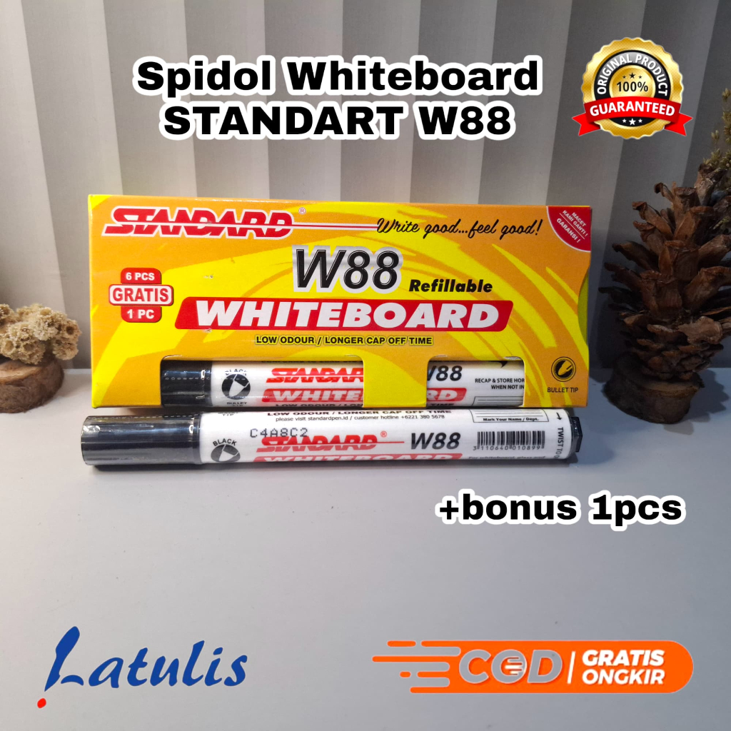 

Spidol Standard Whiteboard - Standard W88