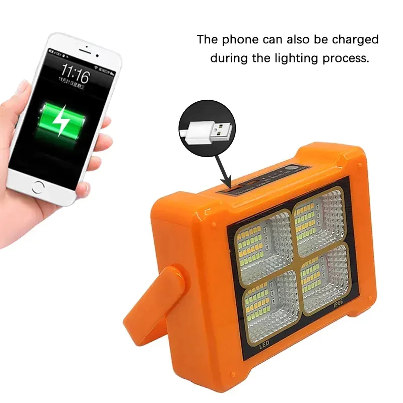 [ Kinmashop ] Lampu LED Solar Emergency Power Sel Surya Lampu Panel Professional Solar Emergency