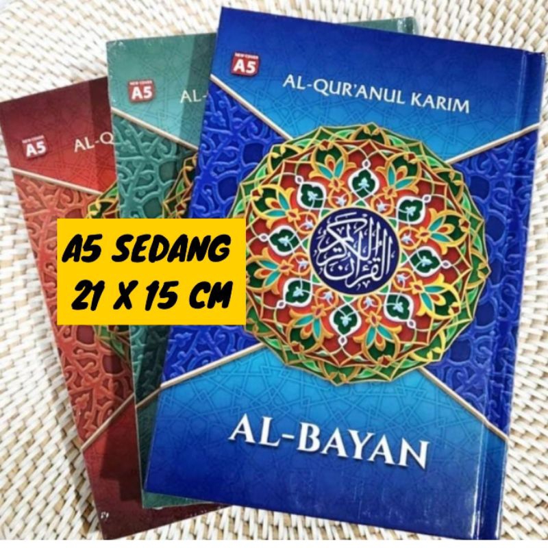 Al Quran Al-Bayan Al Bayan A5 Sedang 18 Baris Non Terjemahan