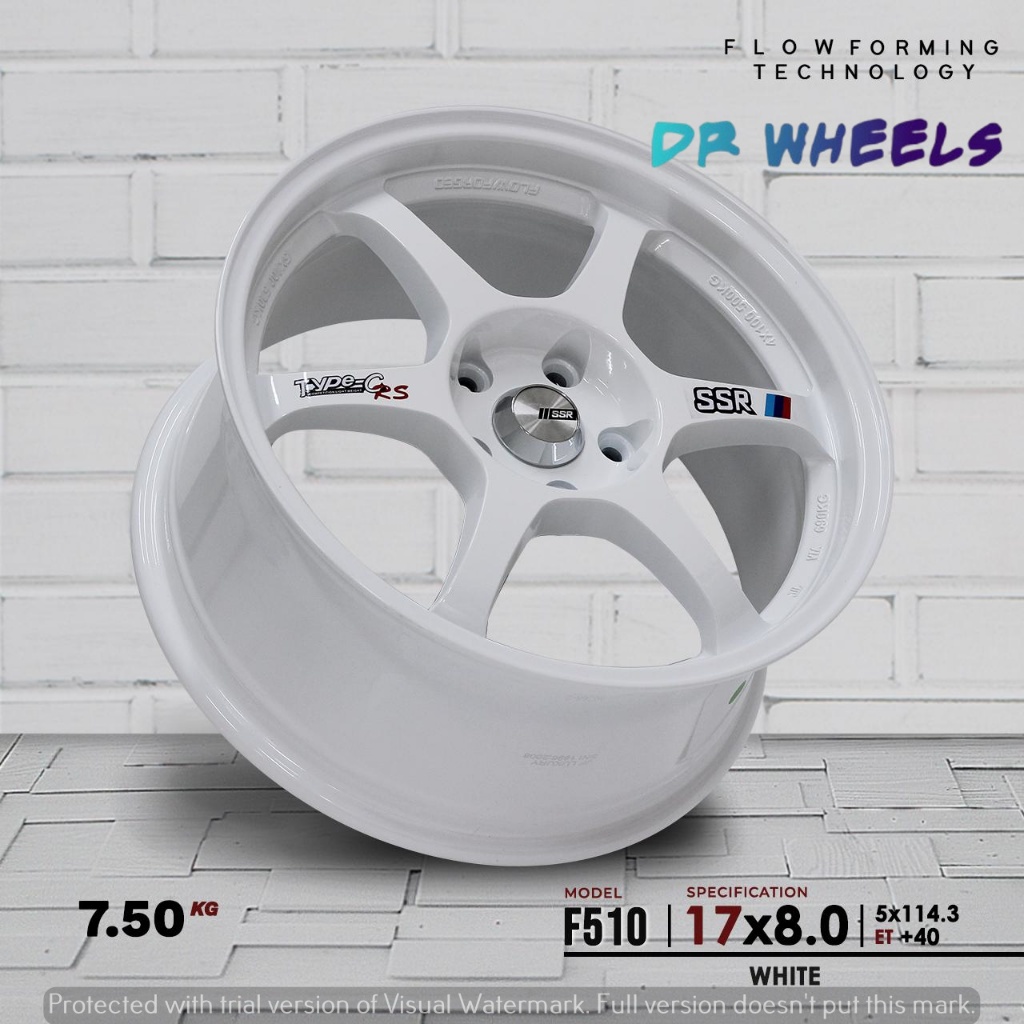 Velg jf luxury warna putih ring 17 lebar 8 et40 bisa untuk mobil Wuling ( Almaz, Cortez )