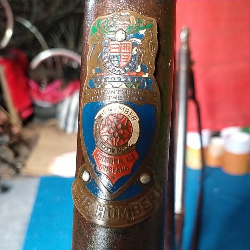 frame dalangan sepeda onthel humber dames ukuran 28@n ban basikal tua