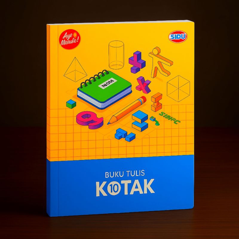 

Buku Tulis Kotak sedang 10 mm/1cm SQ10 38 Lembar isi 10 buku Premium — Original SIDU Termurah dishopee