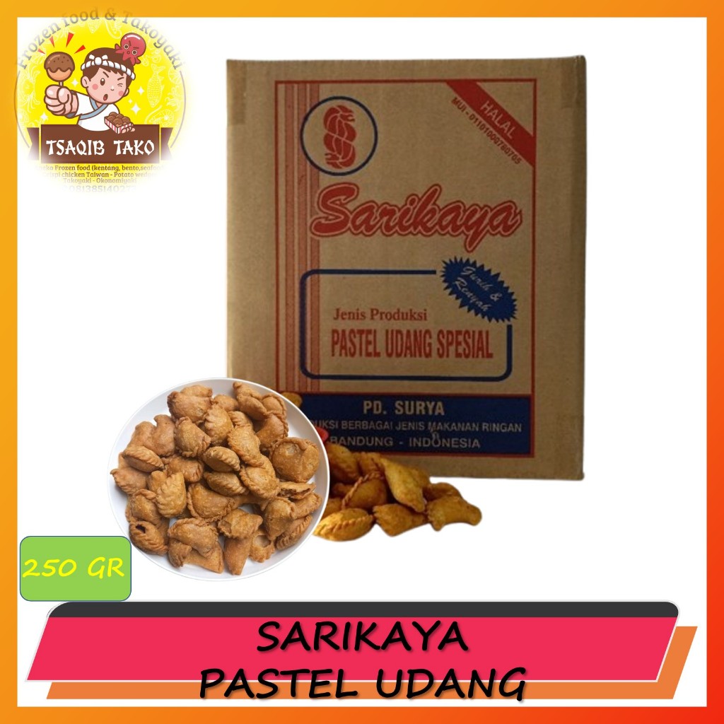 

PASTEL UDANG PREMIUM MERK SARIKAYA 250gr ORIGINAL