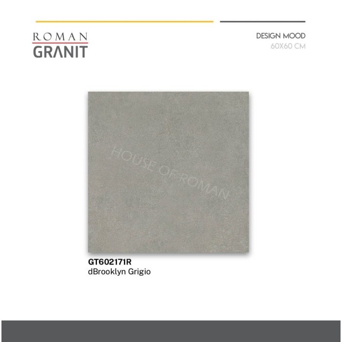 ROMAN GRANIT dBrooklyn Grigio 60x60 GT602171R ROMAN GRANIT