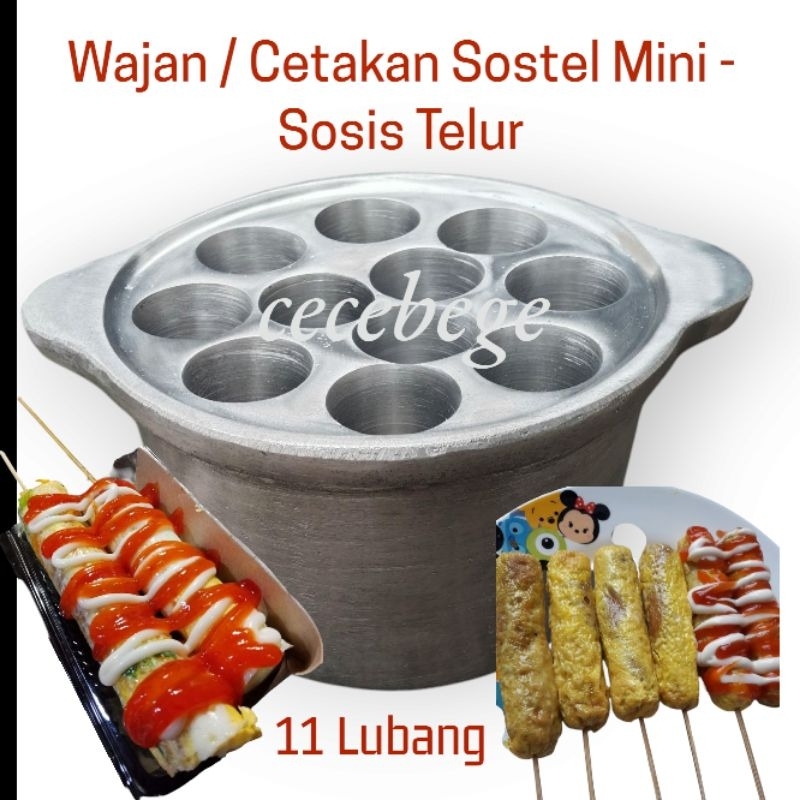 Cetakan Sostel cetakan sosis telur cetakan Sostel mini wajan Sostel wajan sosis telur wajan Sostel m