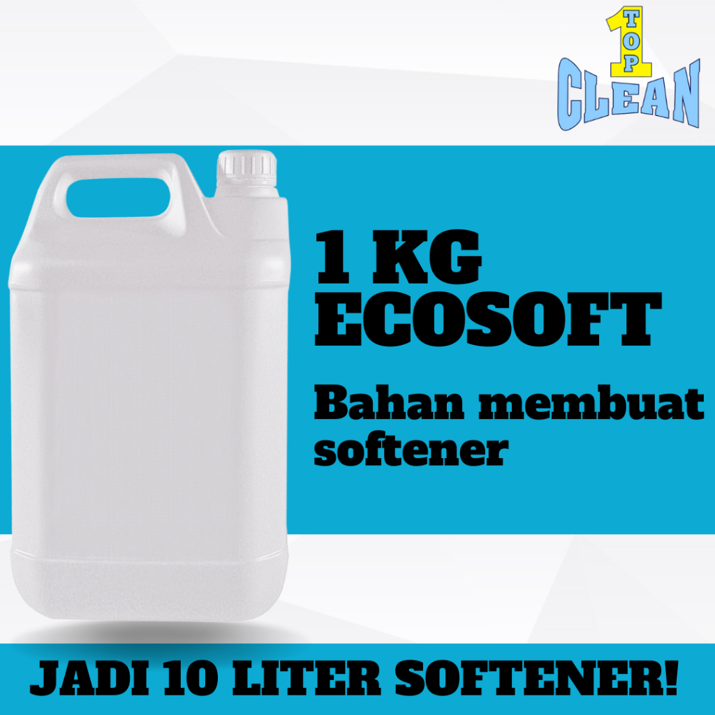 1 KG ECOSOFT TOPCLEAN bahan softener pelembut pakaian