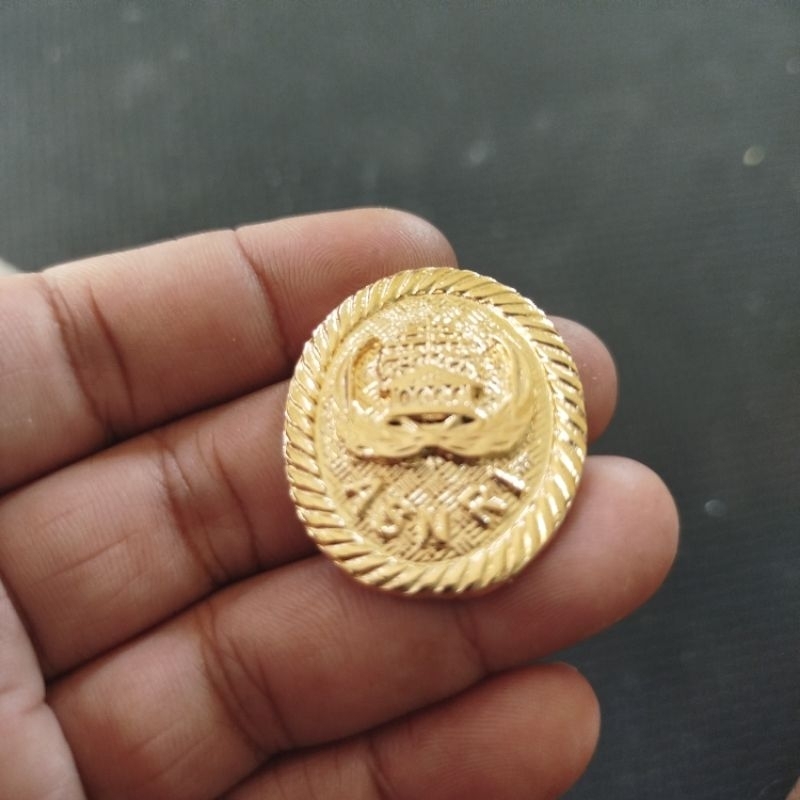 brevet wing pin lencana asn ri oval