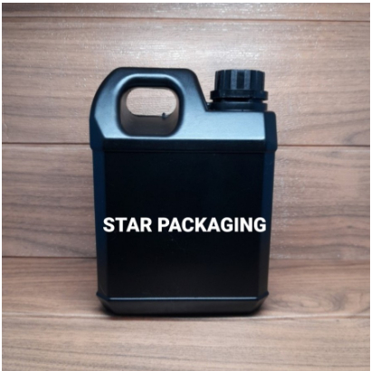 Jerigen 1L Hitam Segel Jerigen 1 Liter Hitam Taiwan Tutup Segel Hitam