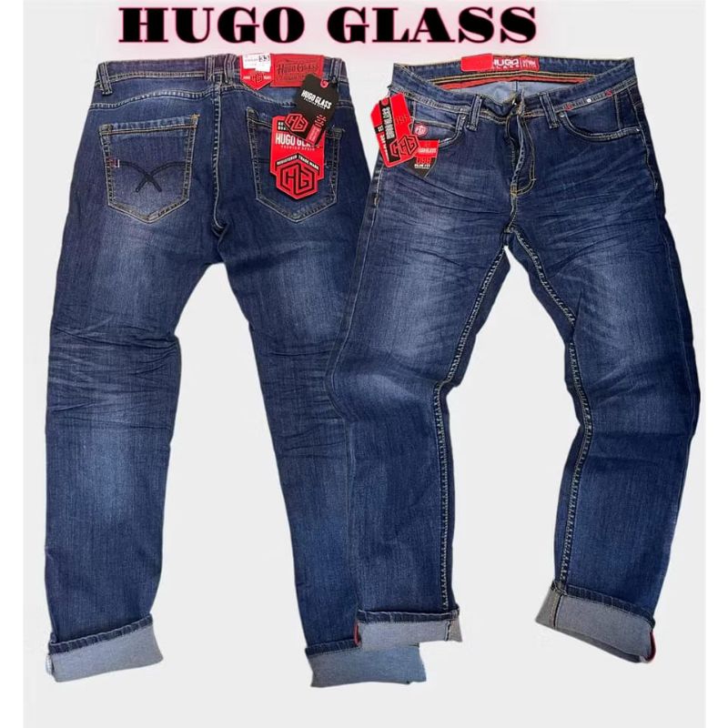 celana jeans panjang hugo glass/celana jeans pria/celana panjang cowok reguler