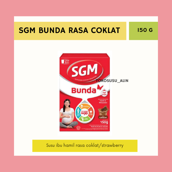 SGM BUNDA RASA COKLAT 150 G/SUSU IBU HAMIL DAN MENYUSUI