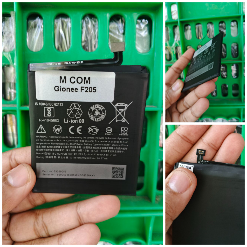 BATERAI GIONEE  F205 BL-N2700B BATRE GIONE F205 BLN2700B N2700B 2730MAH