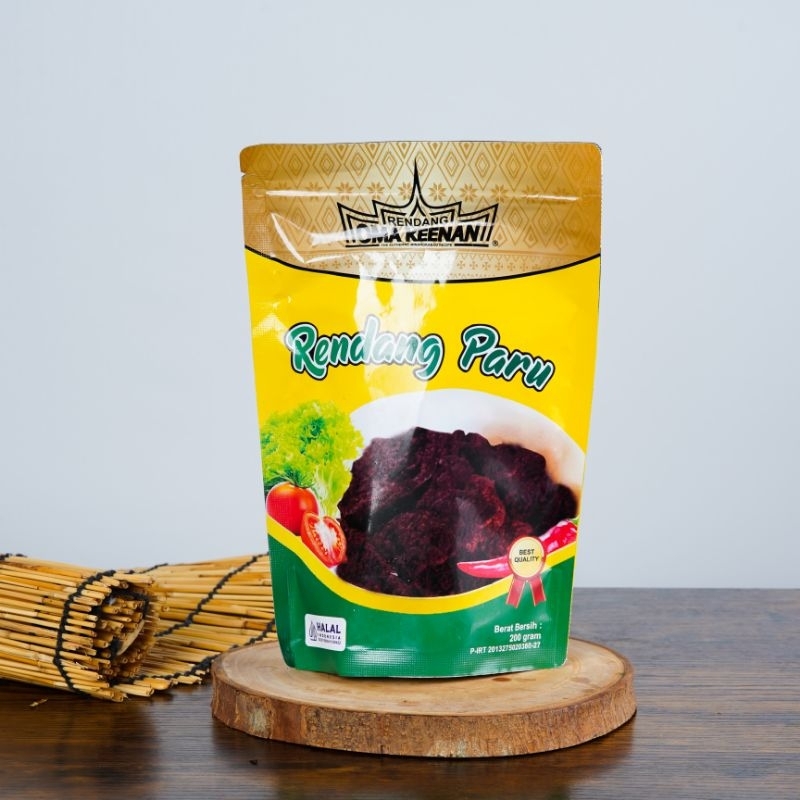 

Oma Keenan Rendang Paru Sapi 250gr Tanpa Pengawet Asli Minangkabau