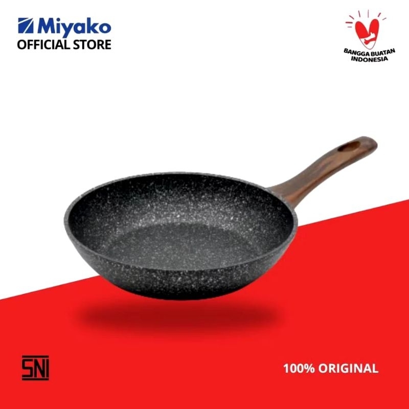 MIYAKO DEEP FRY PAN MARBLE NON INDUKSI / WAJAN DEEP FRY PAN MARBLE NON INDUKSI