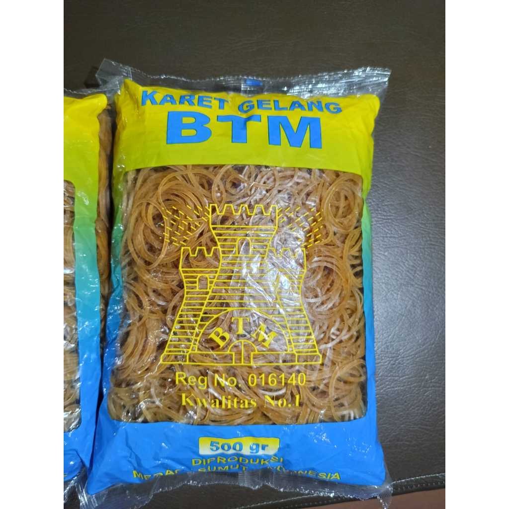 

Karet Gelang Merek Btm Super 500 Gr Kuning