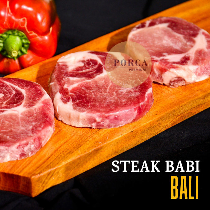 

Steak Babi daging steak babi kapsim bali - Porca