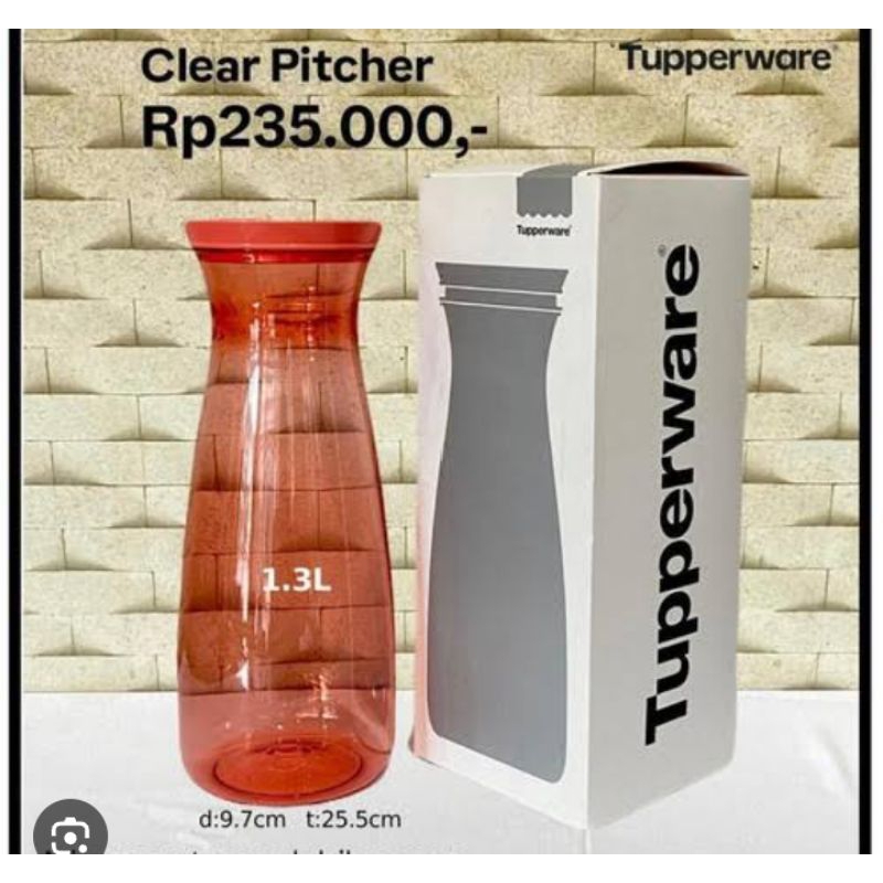 Clear pitcher tupperware / kristal pitcher