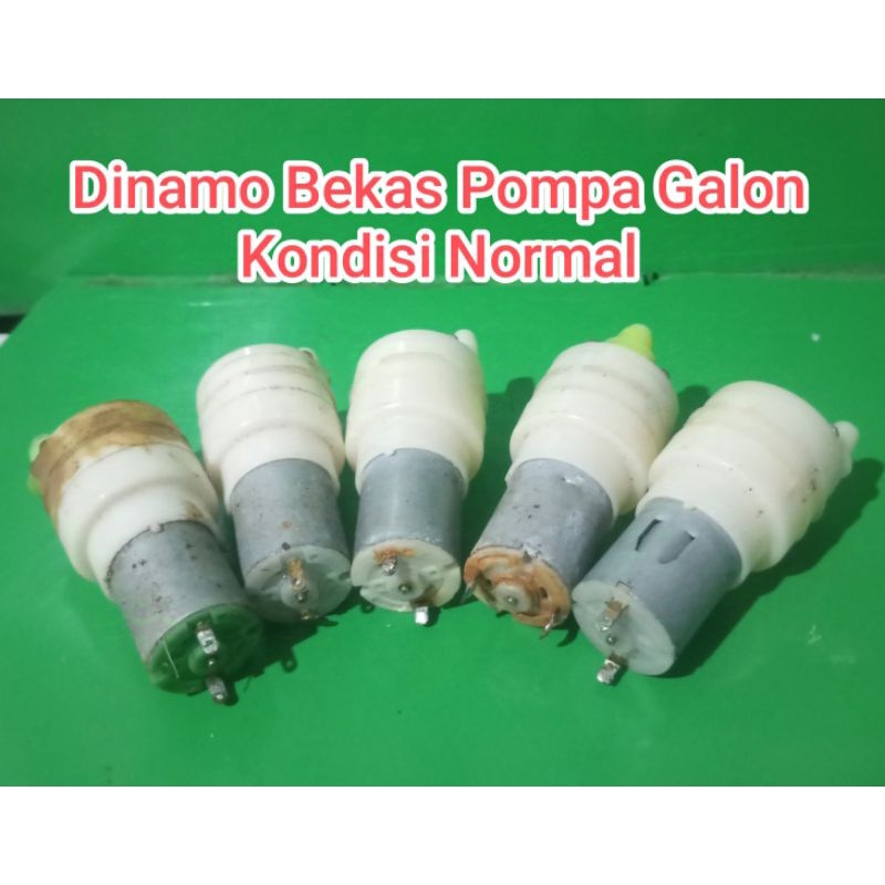 Dinamo bekas pompa air galon kondisi normal