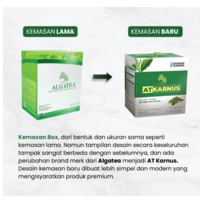 

Alga Tea KEMASAN BARU Alga Tea Reguler Isi 60 Saset Kaya dengan Kolagen dan Antioksidan Tinggi