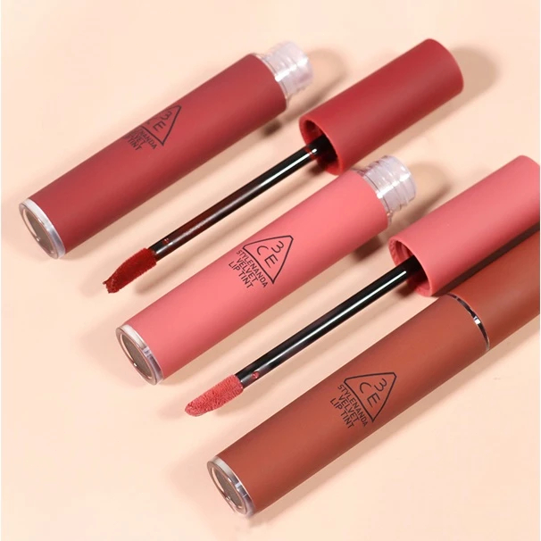3CE Stylenanad Velvet Lip Tint 4g/ Soft  Matte Liquid Lipstick / Long-Lasting MLBB Lipstik / Gradien