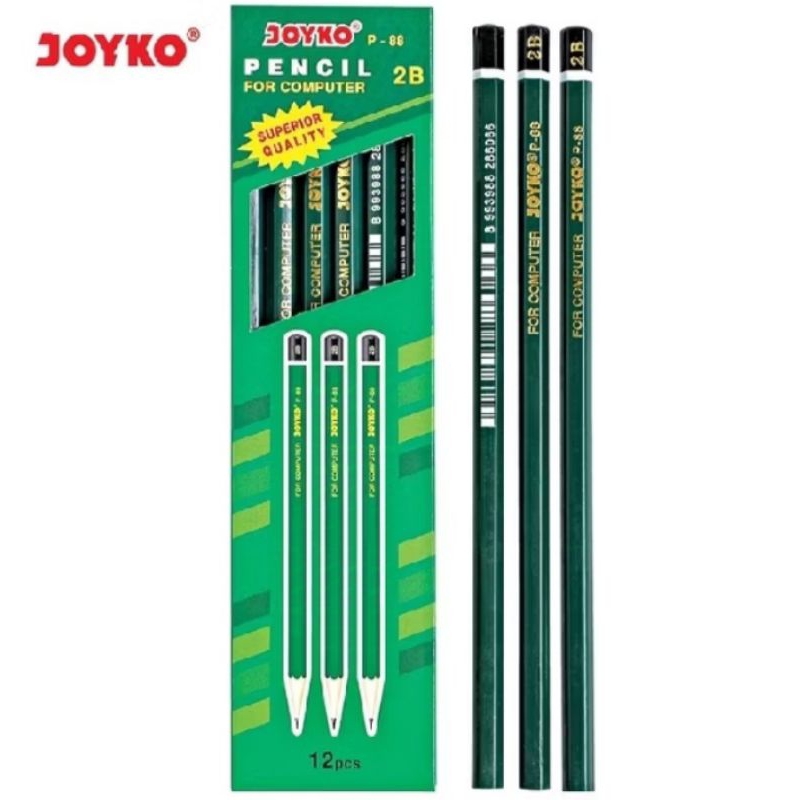 

Pensil pencil 2B merk Joyko P-88 bisa untuk komputer