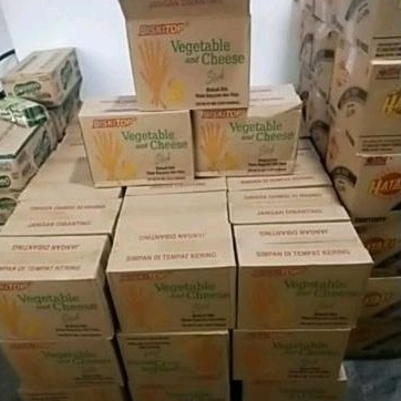 

Biskitop Vegetable And Cheese / dus ( isi 40 bungkus)