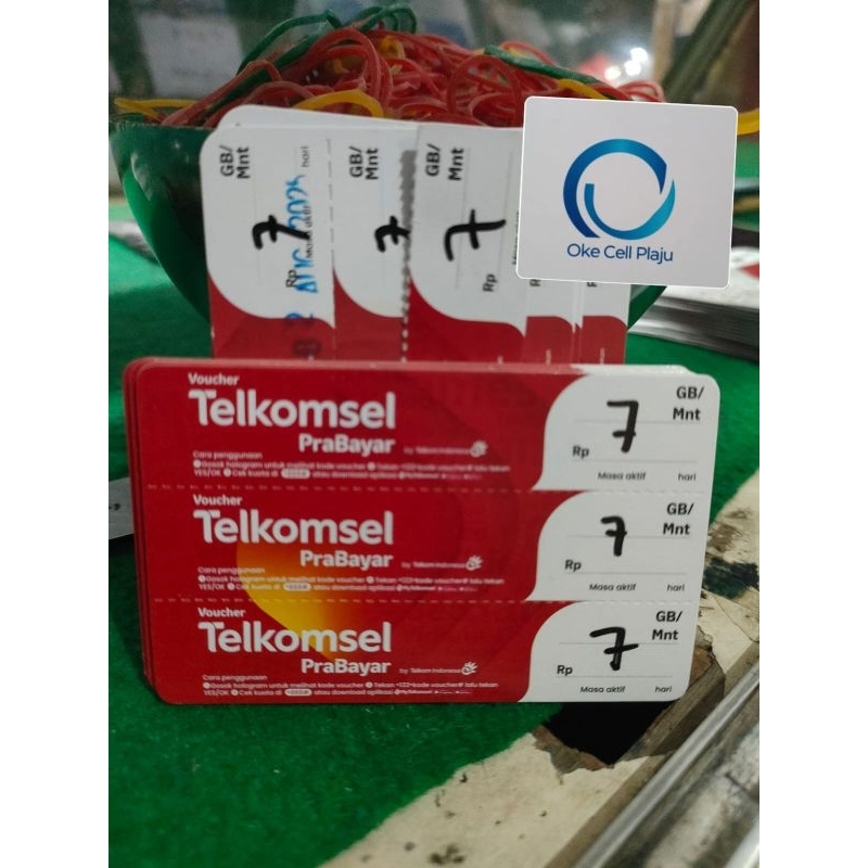 voucher Telkomsel 7Gb 7hari