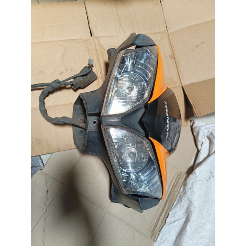 batok depan full set lampu dan spidometer Honda Blade New 125 FI Repsol original
