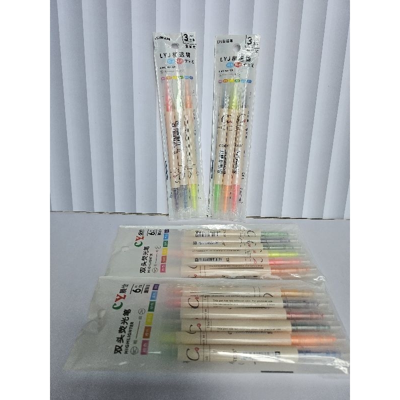 

[AB-MU joymarket.id] 1set HIGHLIGHTER WARNA WARNI / 1SET 6PCS 12WARNA / 1SET 3PCS 6WARNA
