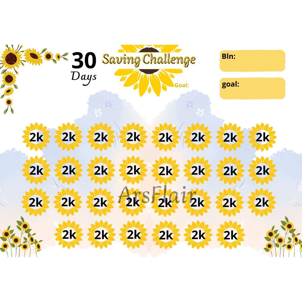 

AMPLOP TABUNGAN 30DAYS CHALLENNGE FULL COLOR