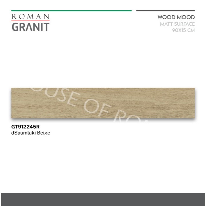 Roman Granit Wood Mood GT912245R - dSaumlaki Beige 90x15 / roman granit kayu / granit kayu murah / r