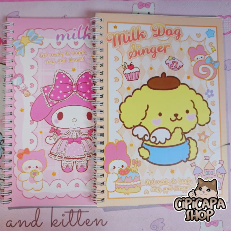 

Notebook ring A5 character sanrio