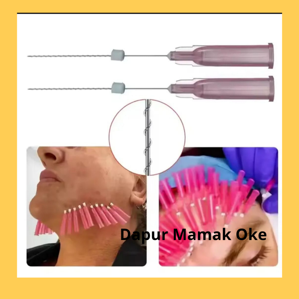 Tanam Benang PDO Screw Tanam Benang PCL Screw Mono Screw Thread Lift Benang Collagen Tanam Benang Wa