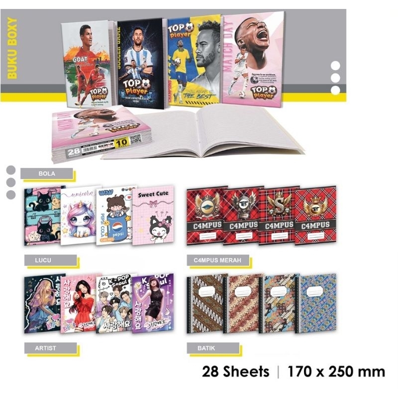 SALE BUKU TULIS BIGBOSS MURAH 28 HALAMAN, Buku Tulis Grosir
