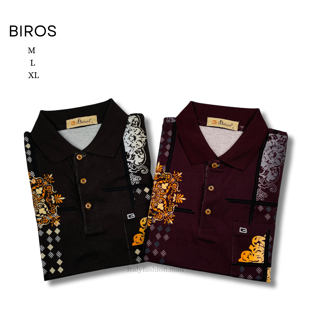 BIROS Kaos Polo Pendek Pria 367