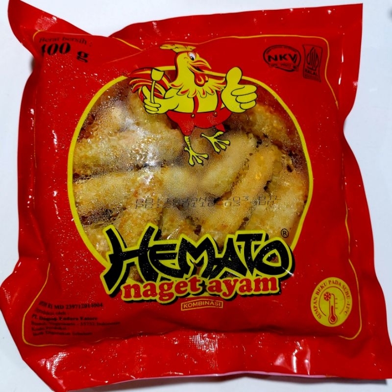 

NAGET HEMATO AYAM STIK 400GRAM