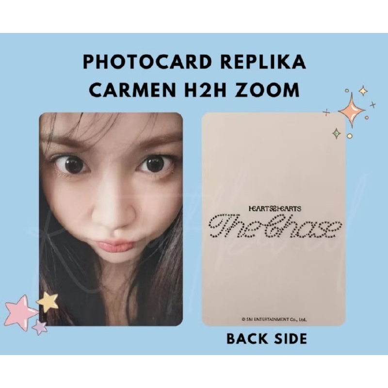 PHOTOCARD REPLIKA CARMEN ZOOM DAN KARINA ZOOM [ UNOFFICIAL ]