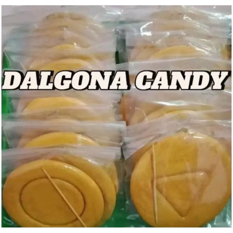 

DALGONA CANDY / PERMEN SQUID GAME 1 PAK ISI 10 PCS
